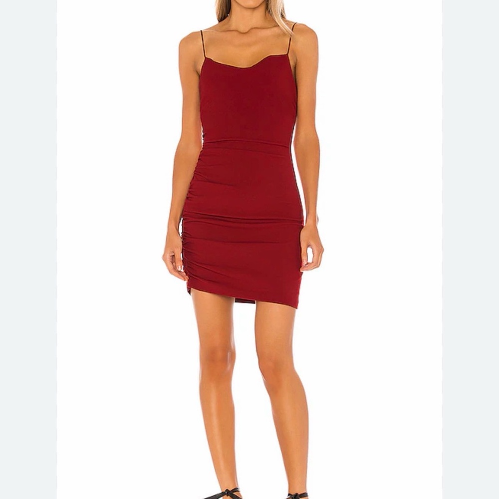 Cinq à Sept Winnie Maroon Mini Dress
